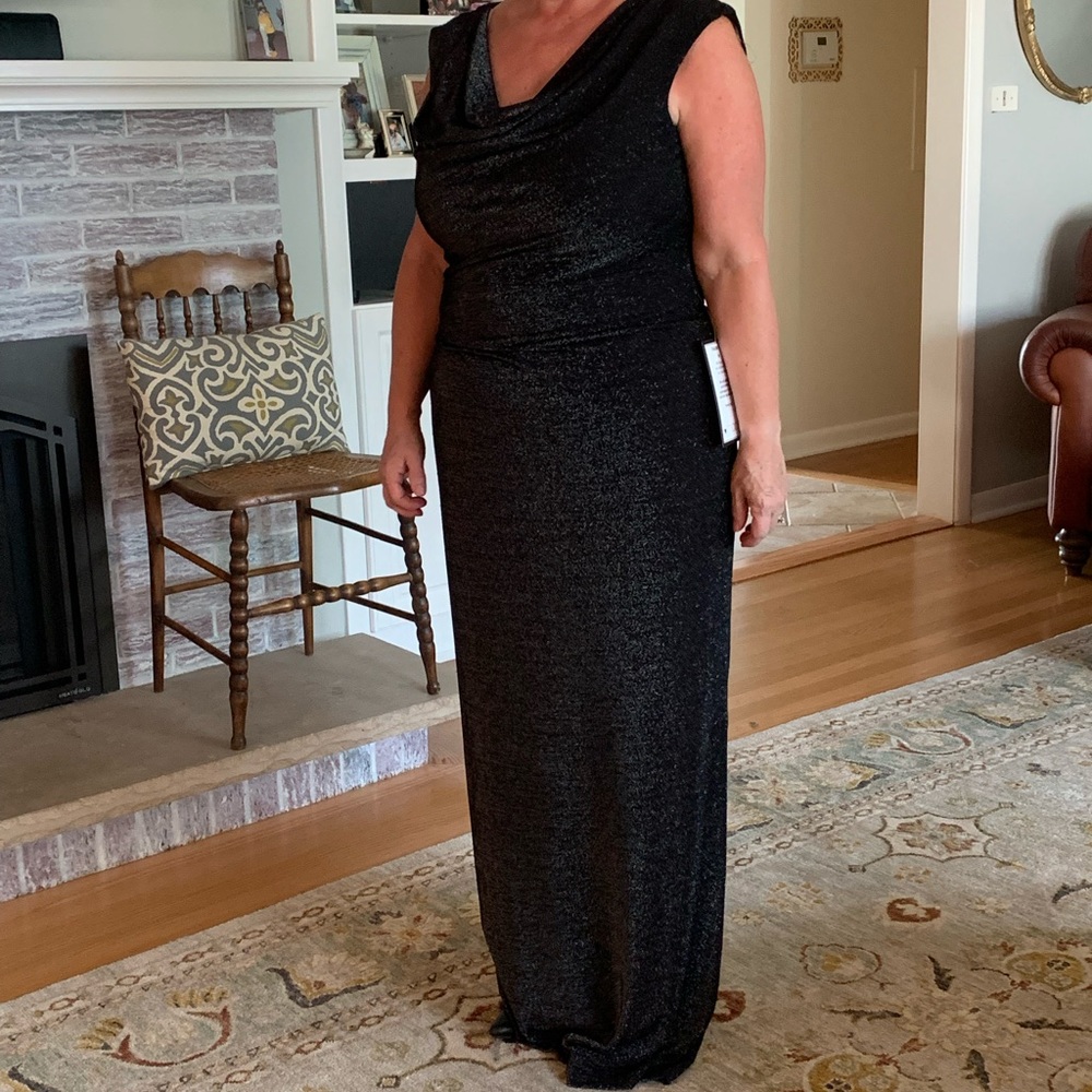 Connected Macy’s Black Formal Dress